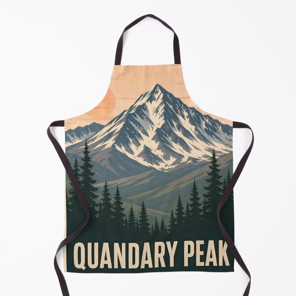 Item preview, Retro Quandary Peak Colorado Mountain designed and sold by Imaginationbeyond.