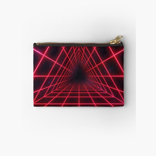 Item preview, Red Triangular Wireframe Tunnel designed and sold by Electric Shock!! Design.