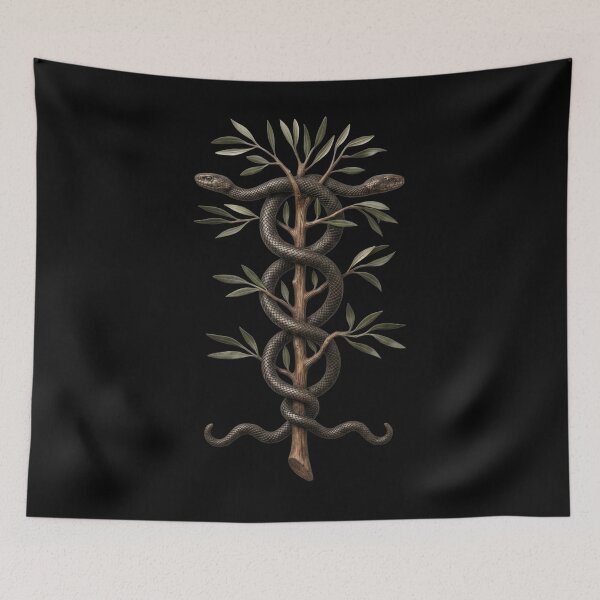 Item preview, Caduceus Snakes Medicine designed and sold by darudcraft.