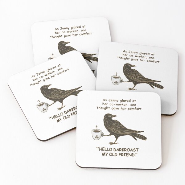 Item preview, Coffee Lover Custom Raven designed and sold by Gbriel3.