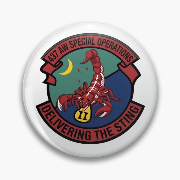 Item preview, 437 AW Special Operations "Delivering the Sting" Emblem designed and sold by CharlieDesings.