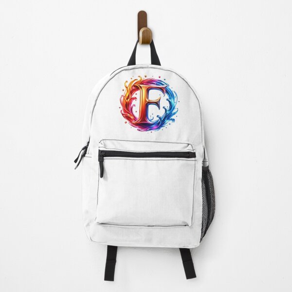 Item preview, AquaFlare Chromaflow Letter F designed and sold by BlissBlvdShop.