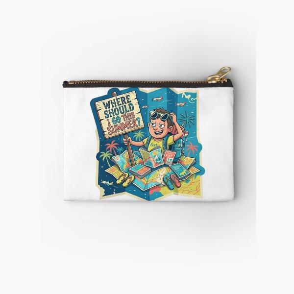 Item preview, Where Should I Go This Summer Travel Sticker designed and sold by Imaginarium of Chaos falcon88 .