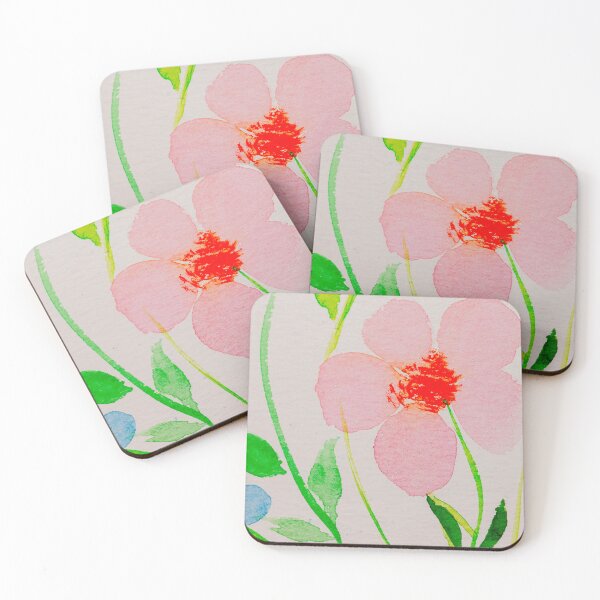 Item preview, Watercolor Blossoms — Hand-Painted Pink Floral Design designed and sold by BuckaBaby.