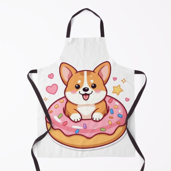 Item preview, Cute Corgi Donut Kawaii Sticker | Adorable Puppy Dessert Gift designed and sold by Stylestickers55.