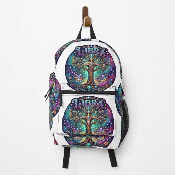 Item preview, Libra Tree Of Life Balance Harmony Galaxy Crystal Art designed and sold by Zodiac Celestial Art.