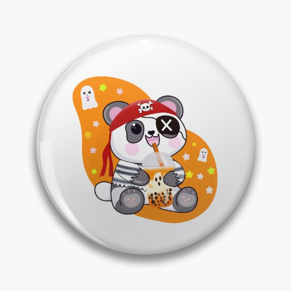 Item preview, Halloween Kawaii Panda Pirate designed and sold by daphsam.