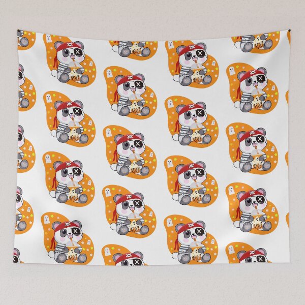 Item preview, Halloween Kawaii Panda Pirate designed and sold by daphsam.