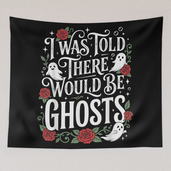 Item preview, I Was Told There Would Be Ghosts Vintage Gothic Roses Typography designed and sold by NgumohaLanke.