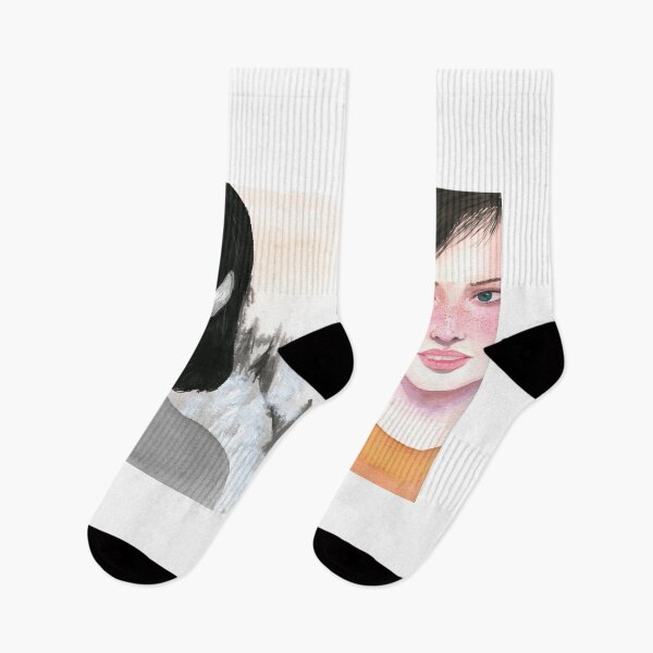 Item preview, Dual Portrait Aesthetic Watercolor girl designed and sold by Mvicen.