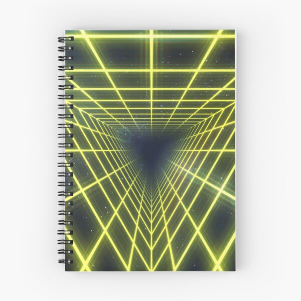 Item preview, Yellow Triangular Wireframe Tunnel designed and sold by Electric Shock!! Design.