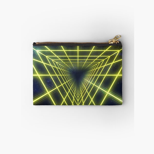 Item preview, Yellow Triangular Wireframe Tunnel designed and sold by Electric Shock!! Design.