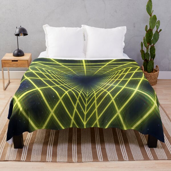 Item preview, Yellow Triangular Wireframe Tunnel designed and sold by Electric Shock!! Design.