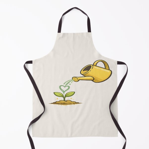 Item preview, Self Love Garden Illustration | Watering Can Heart Self Care Design designed and sold by RizRay.