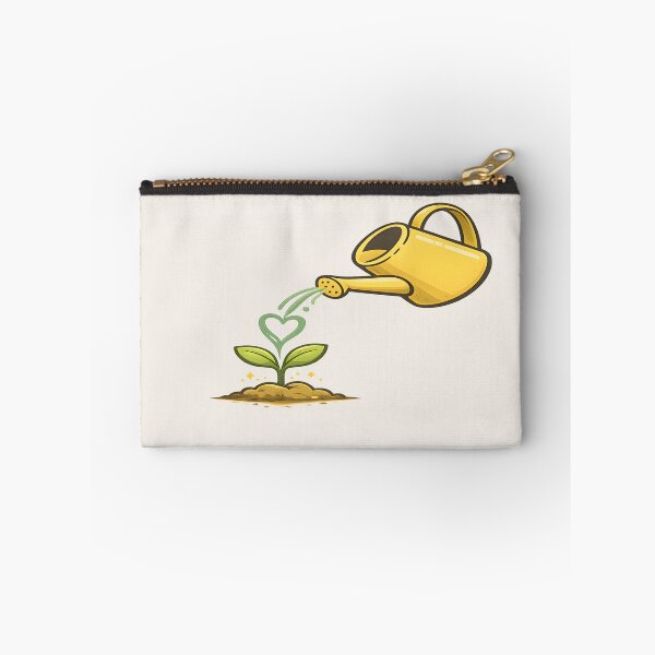 Item preview, Self Love Garden Illustration | Watering Can Heart Self Care Design designed and sold by RizRay.