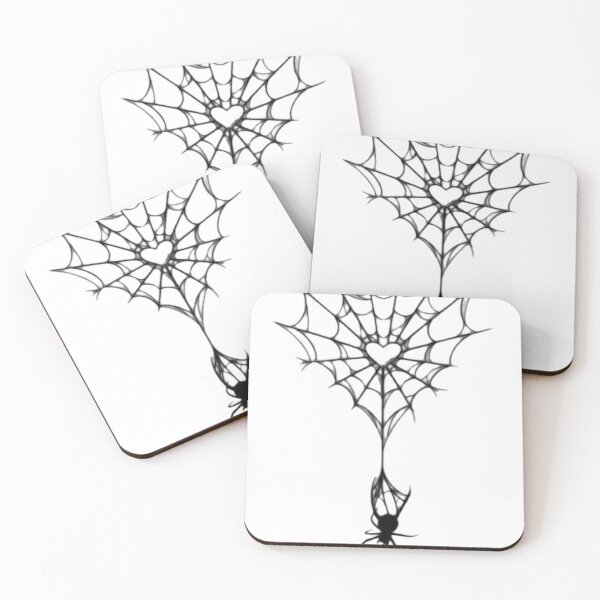 Item preview, Aesthetic Grunge Spiderweb Heart Design designed and sold by SarvynStudio.