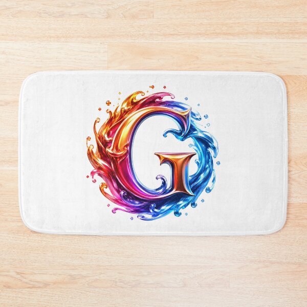 Item preview, AquaFlare Chromaflow Letter G designed and sold by BlissBlvdShop.