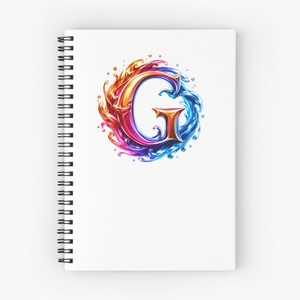Item preview, AquaFlare Chromaflow Letter G designed and sold by BlissBlvdShop.