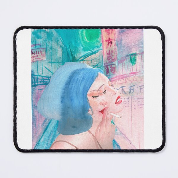 Item preview, Cyberpunk Tokyo Girl Neon Urban Fantasy Art designed and sold by Mvicen.