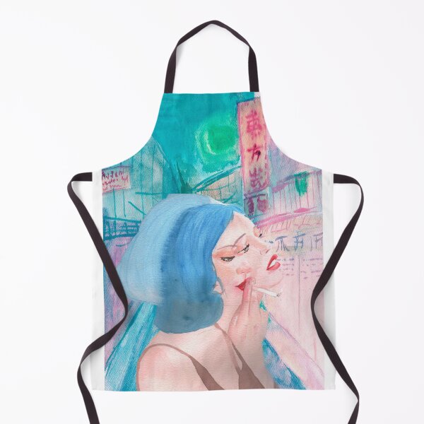 Item preview, Cyberpunk Tokyo Girl Neon Urban Fantasy Art designed and sold by Mvicen.