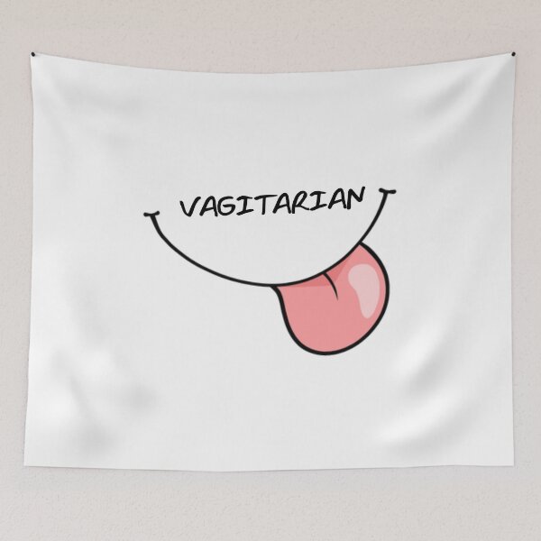 Item preview, Vagitarian Funny Saying designed and sold by Dondonmart.