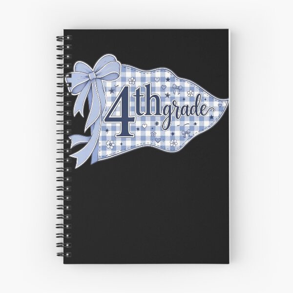 Item preview, Blue Gingham Pennant Flag First Day of 4th Grade for Teacher designed and sold by clothesy7.