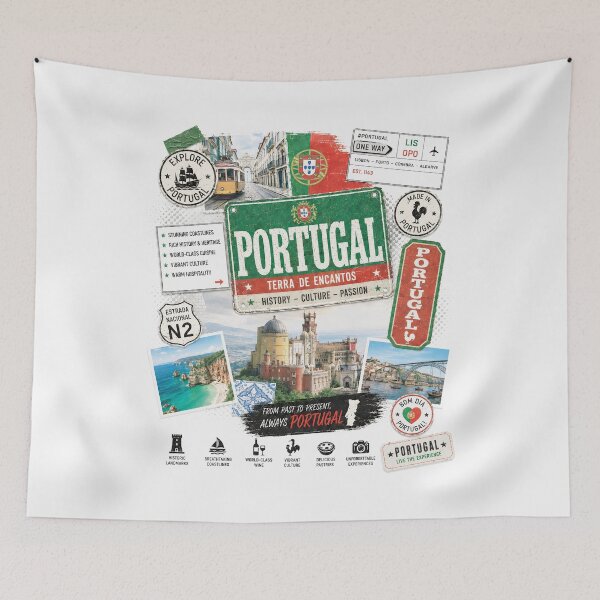 Item preview, Portugal Travel Collage designed and sold by EdwinkOne.