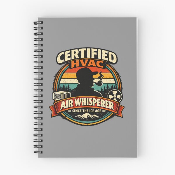Item preview, Certified HVAC Air Whisperer Retro Technician Badge designed and sold by FrozenHeat97.