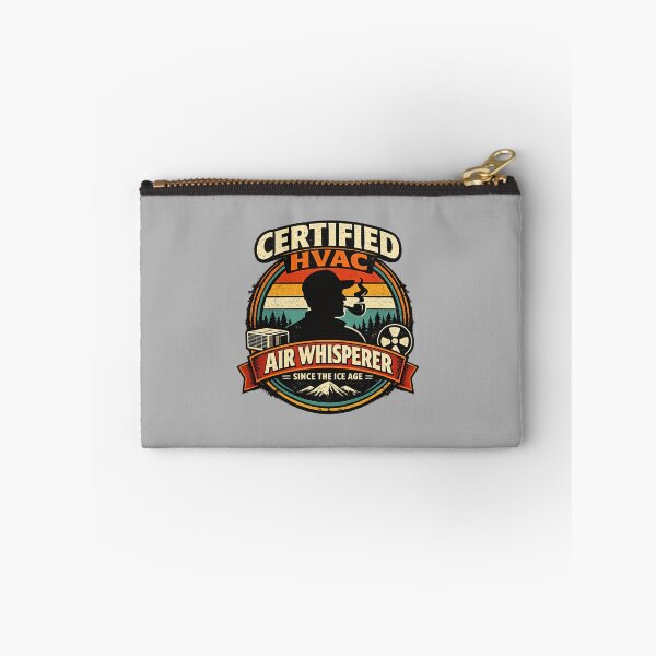 Item preview, Certified HVAC Air Whisperer Retro Technician Badge designed and sold by FrozenHeat97.