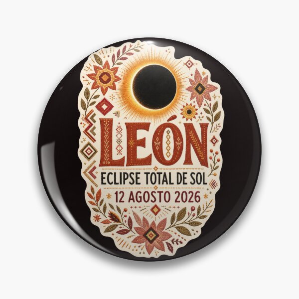 Item preview, León Eclipse Total de Sol 2026 Spain designed and sold by Print Loft.