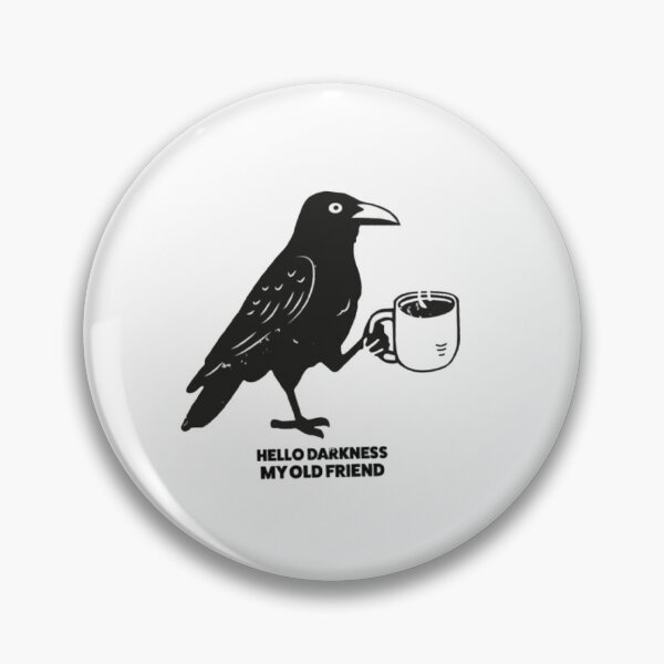 Item preview, Hello Darkness My Old Coffee lover custom raven designed and sold by Gbriel3.