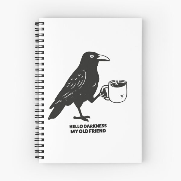 Item preview, Hello Darkness My Old Coffee lover custom raven designed and sold by Gbriel3.
