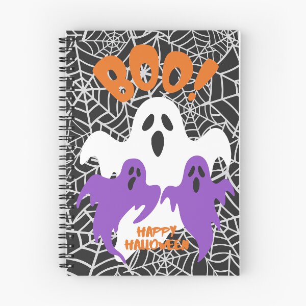Item preview, Cute Happy Halloween Spooky Ghosts designed and sold by Volt Junkies.