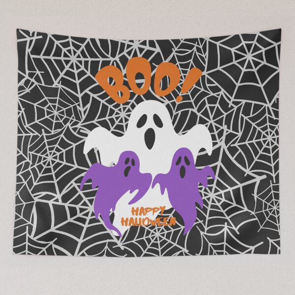 Item preview, Cute Happy Halloween Spooky Ghosts designed and sold by Volt Junkies.