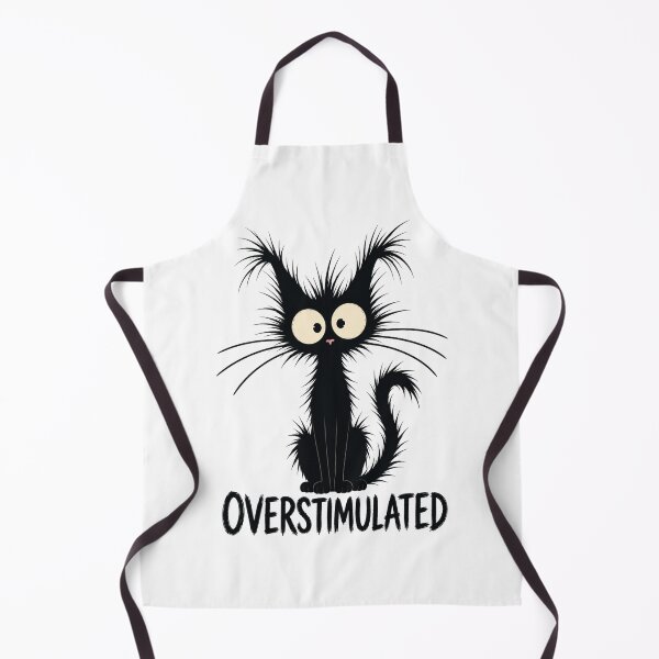 Item preview, Overstimulated Black Cat designed and sold by Barnfield and Co.