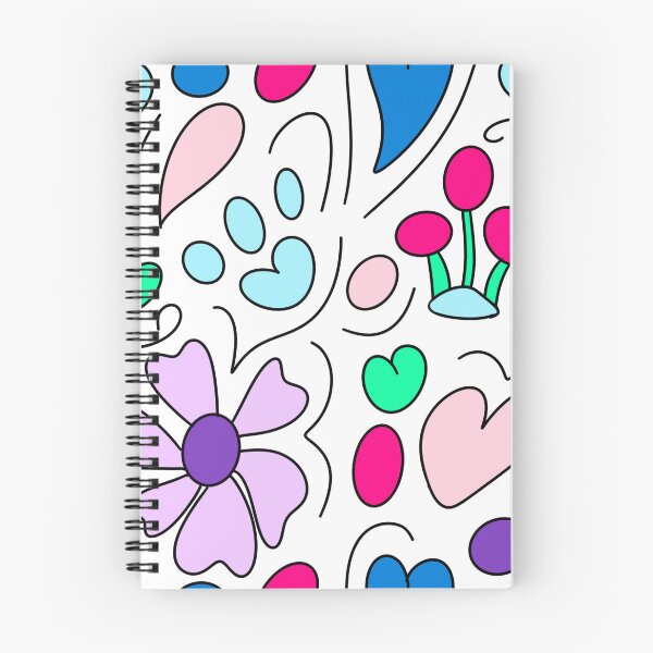 Item preview, Vibrant cat paw print hand drawn pattern designed and sold by BritishDelights.