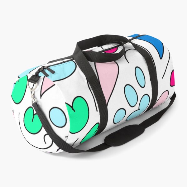 Item preview, Vibrant cat paw print hand drawn pattern designed and sold by BritishDelights.
