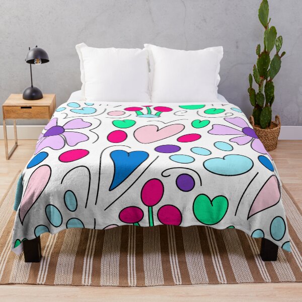 Item preview, Vibrant cat paw print hand drawn pattern designed and sold by BritishDelights.