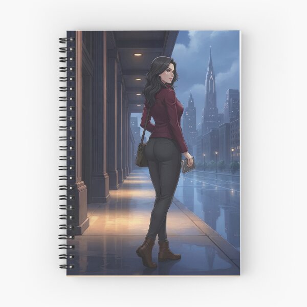 Item preview, Aura Steps Into the Evening City Anime Art designed and sold by stereonut.