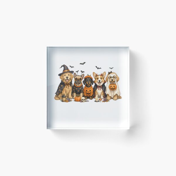 Item preview, Halloween Dogs in Cute Costumes designed and sold by NightSpell.