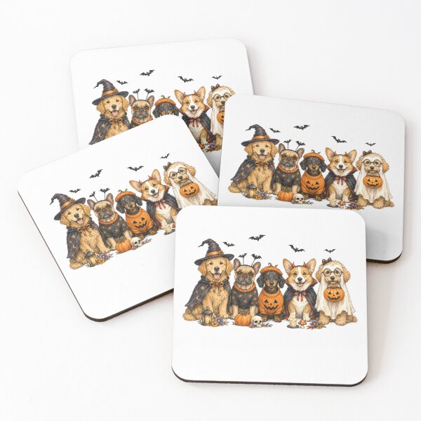 Item preview, Halloween Dogs in Cute Costumes designed and sold by NightSpell.