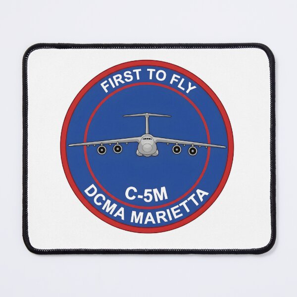 Item preview, DCMA Marietta C-5M Super Galaxy "First to Fly" Emblem designed and sold by CharlieDesings.