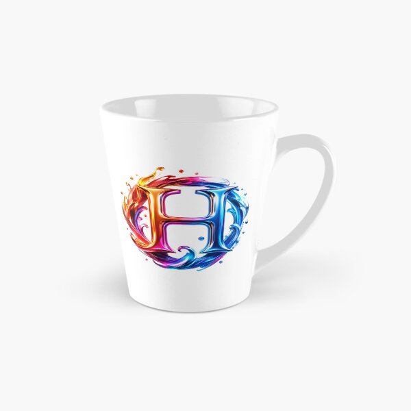 Item preview, AquaFlare Chromaflow Letter H designed and sold by BlissBlvdShop.