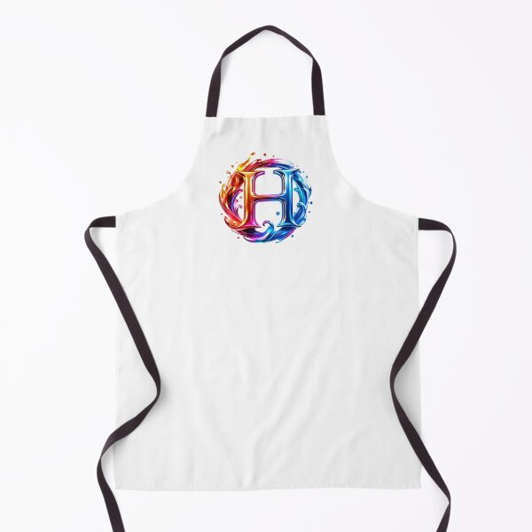 Item preview, AquaFlare Chromaflow Letter H designed and sold by BlissBlvdShop.