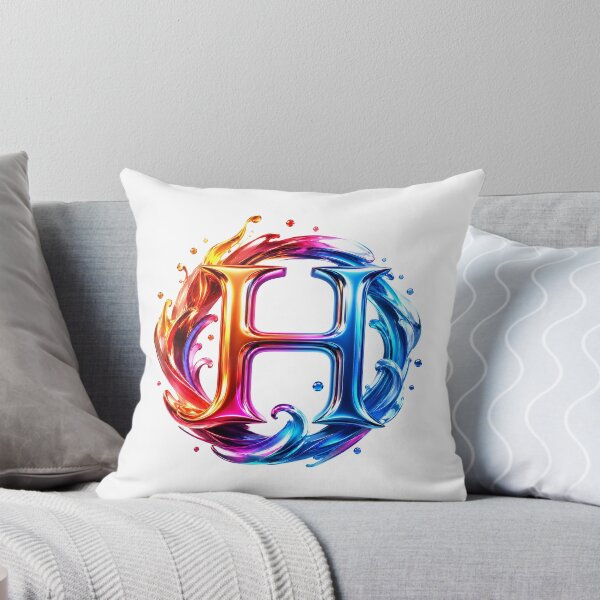Item preview, AquaFlare Chromaflow Letter H designed and sold by BlissBlvdShop.
