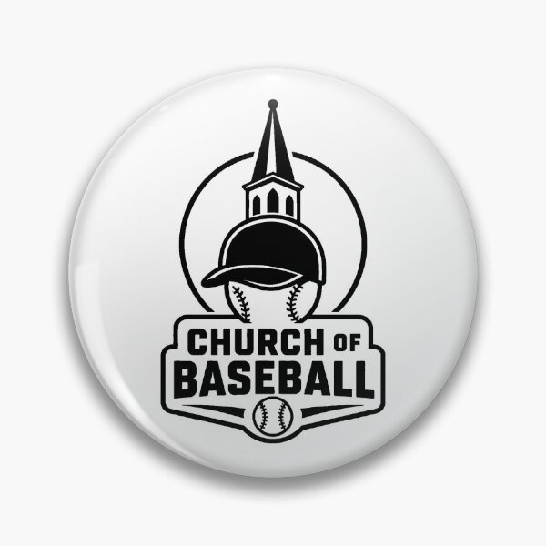 Artikelvorschau, Kirche der Baseball-Sportfans Schwarz entworfen und verkauft von DredMuunStudios.