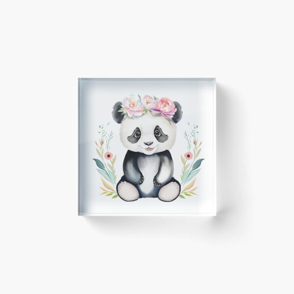 Item preview, Panda with Peonies designed and sold by daphsam.