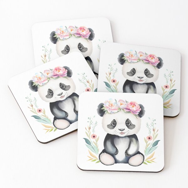 Item preview, Panda with Peonies designed and sold by daphsam.
