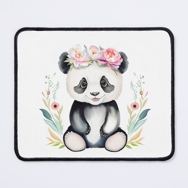 Item preview, Panda with Peonies designed and sold by daphsam.