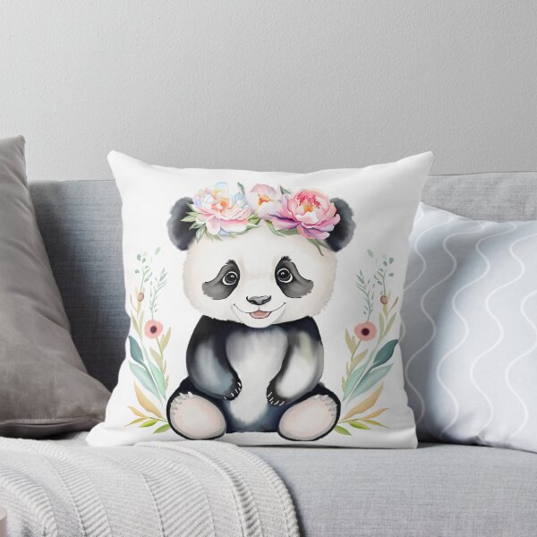 Item preview, Panda with Peonies designed and sold by daphsam.